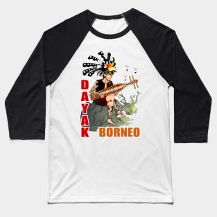 Dayak Borneo Baseball T-Shirt